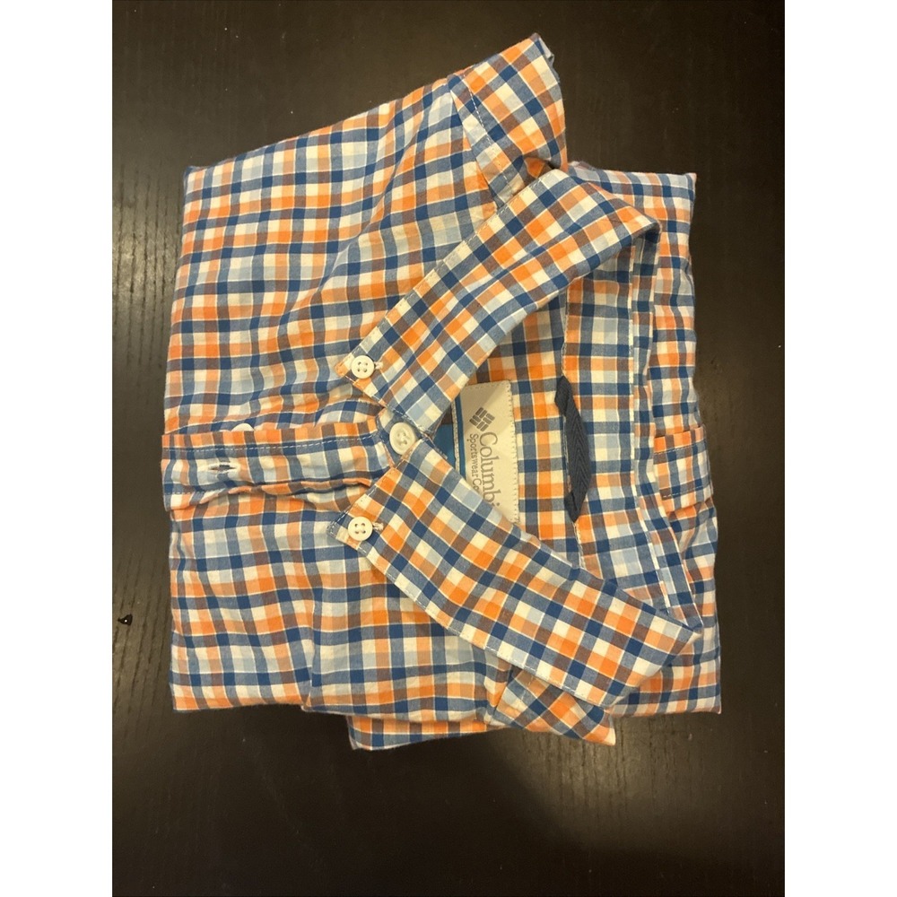 Columbia Men's Long Sleeve size Large Mens Plaid Shirt - Picture 7 of 7
